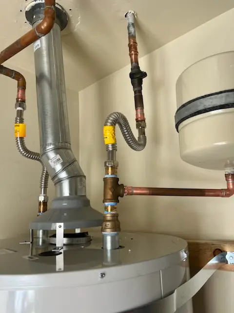 Water heater installation and plumbing repair in Sycamore